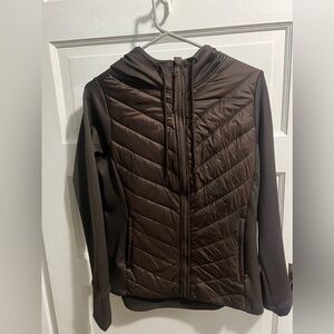 Women's Brown Hooded Jacket